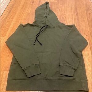 Koral Forest Green women’s Hoodie sweatshirt top exercise szM shirt like N yoga